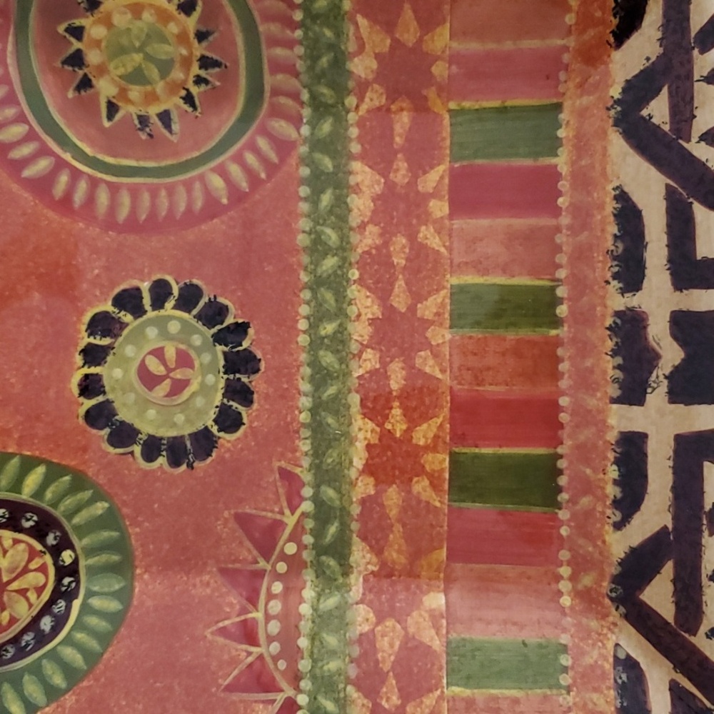 Rio 10" Square Aztec Print Plate